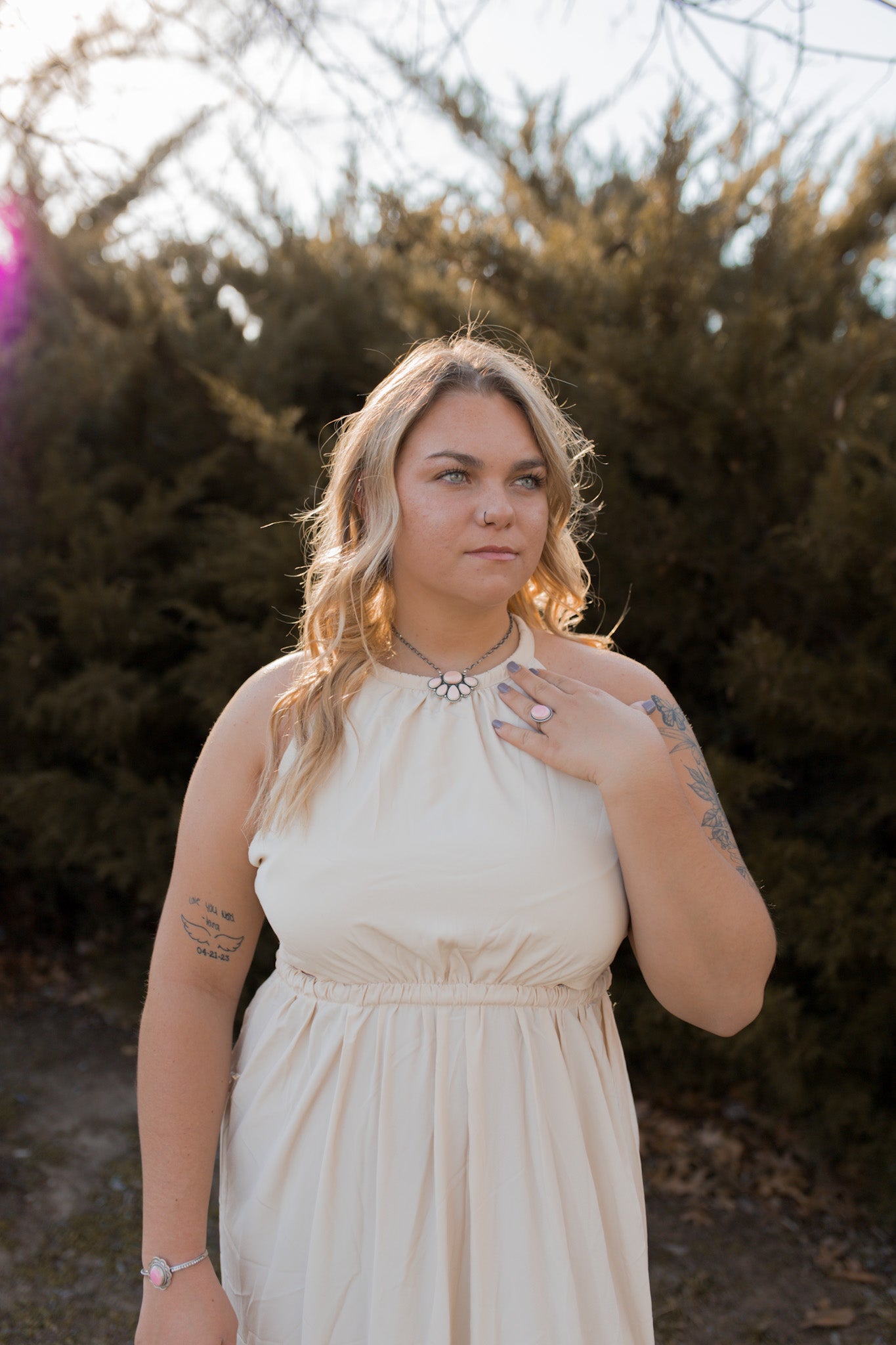 Amber Dress - Cream