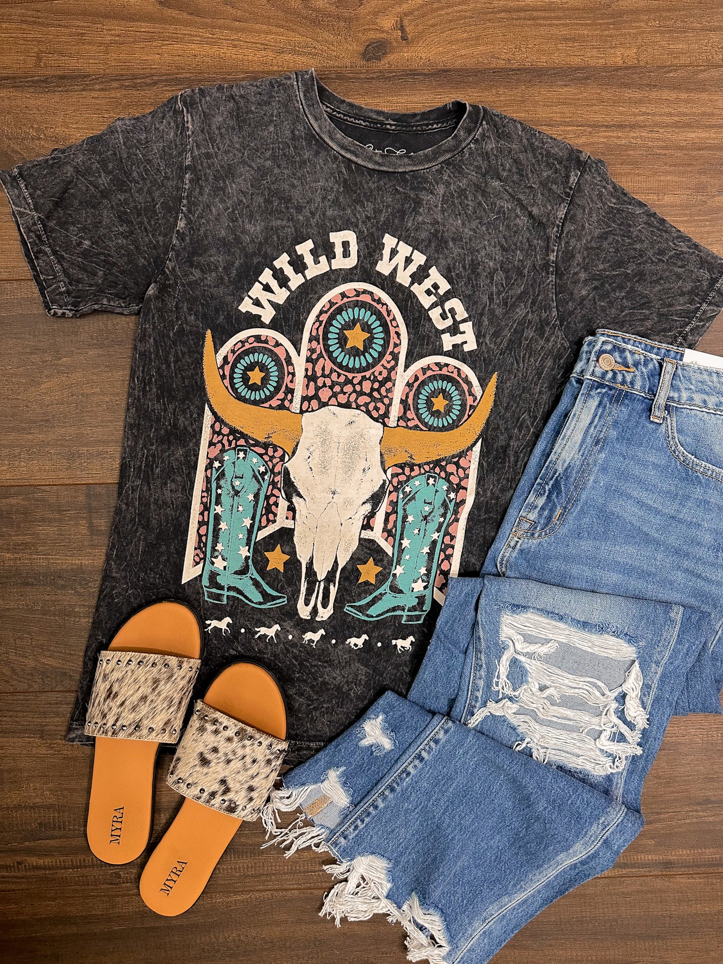 Wild West Tee - Black