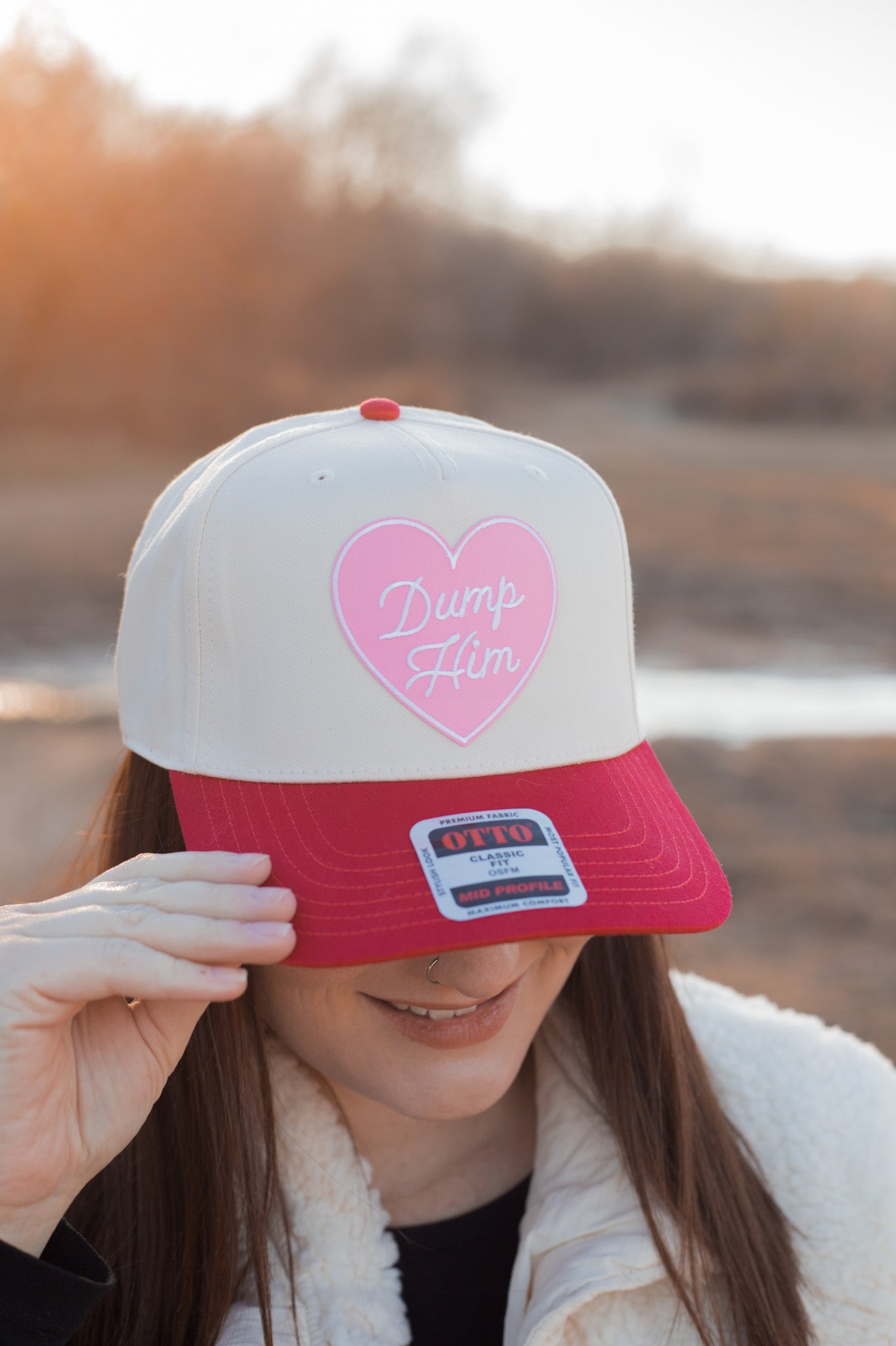 Dump Him Trucker Hat (Red)- V-Day Collection