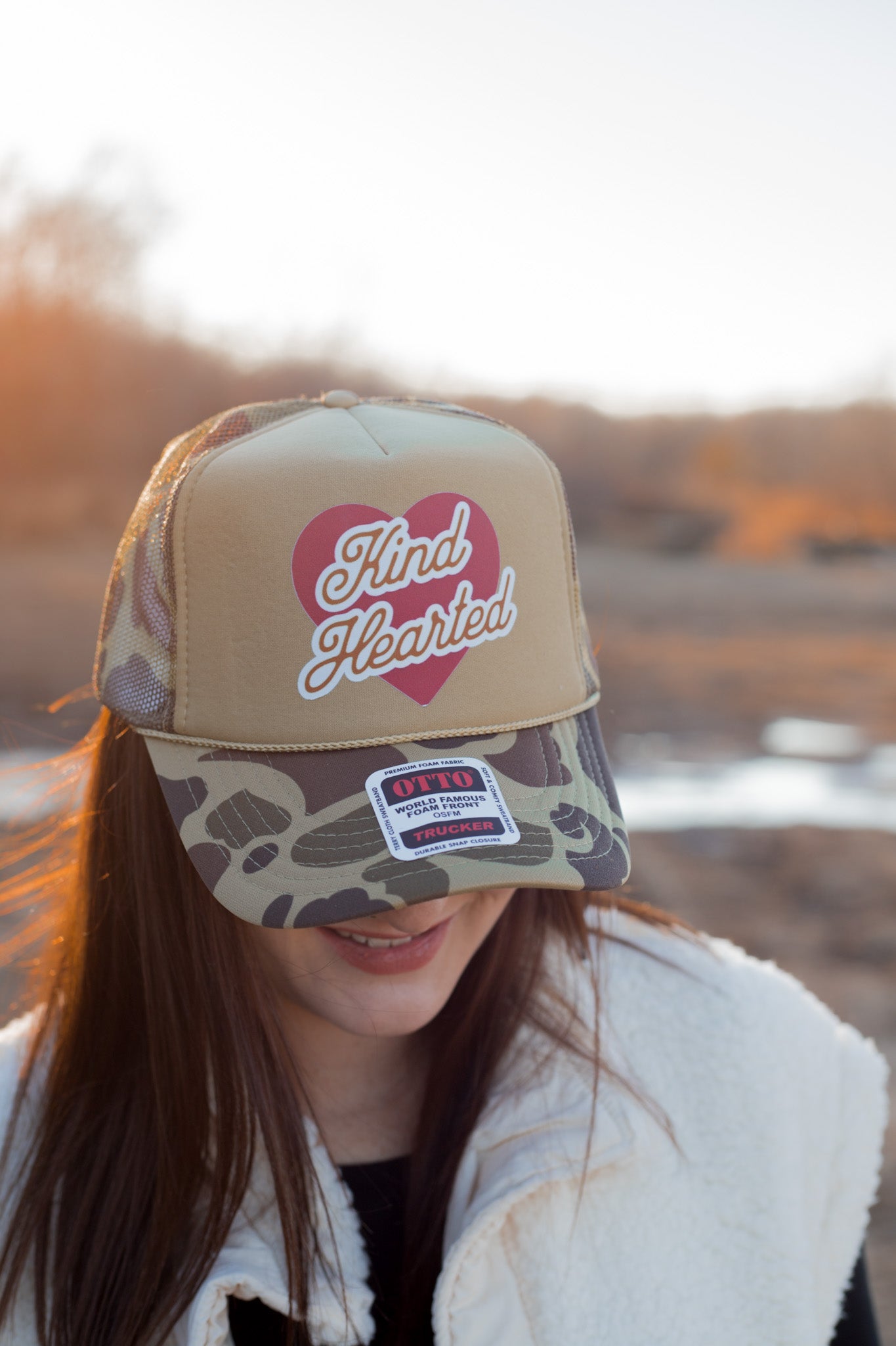 Kind Hearted Trucker Hat - V-Day Collection