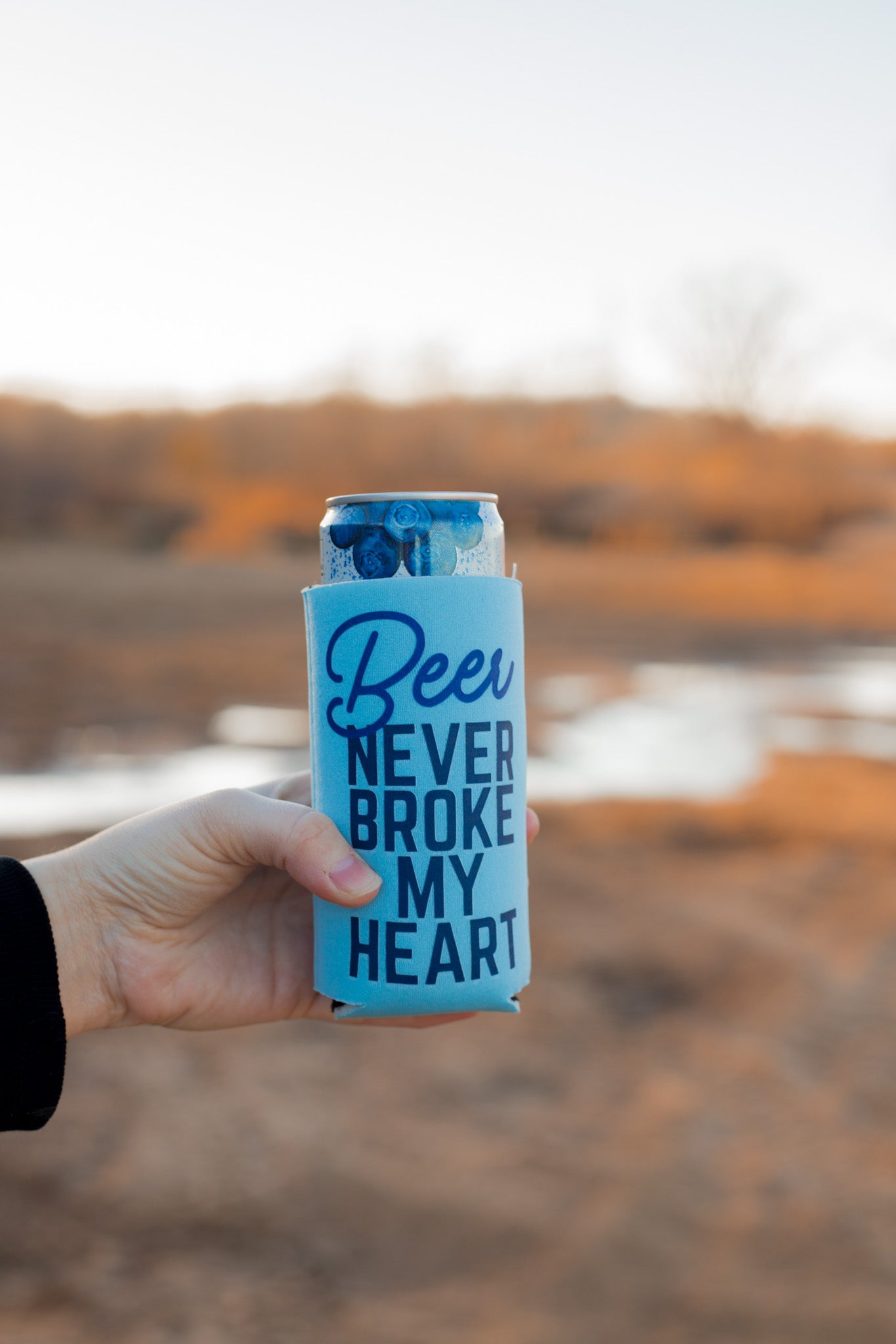 Beer Never Broke my Heart Koozie