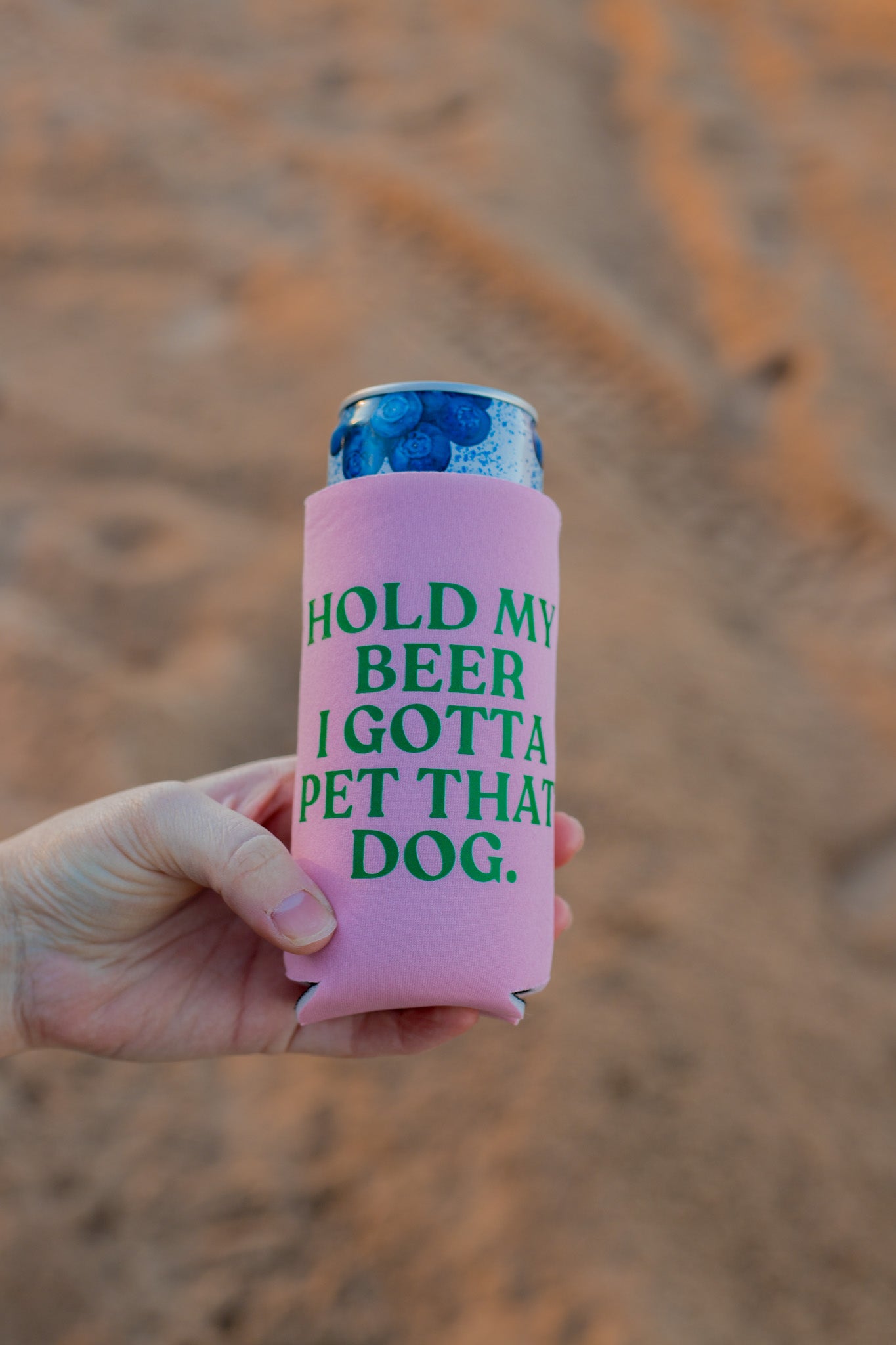 Hold my Beer Koozie - Pink