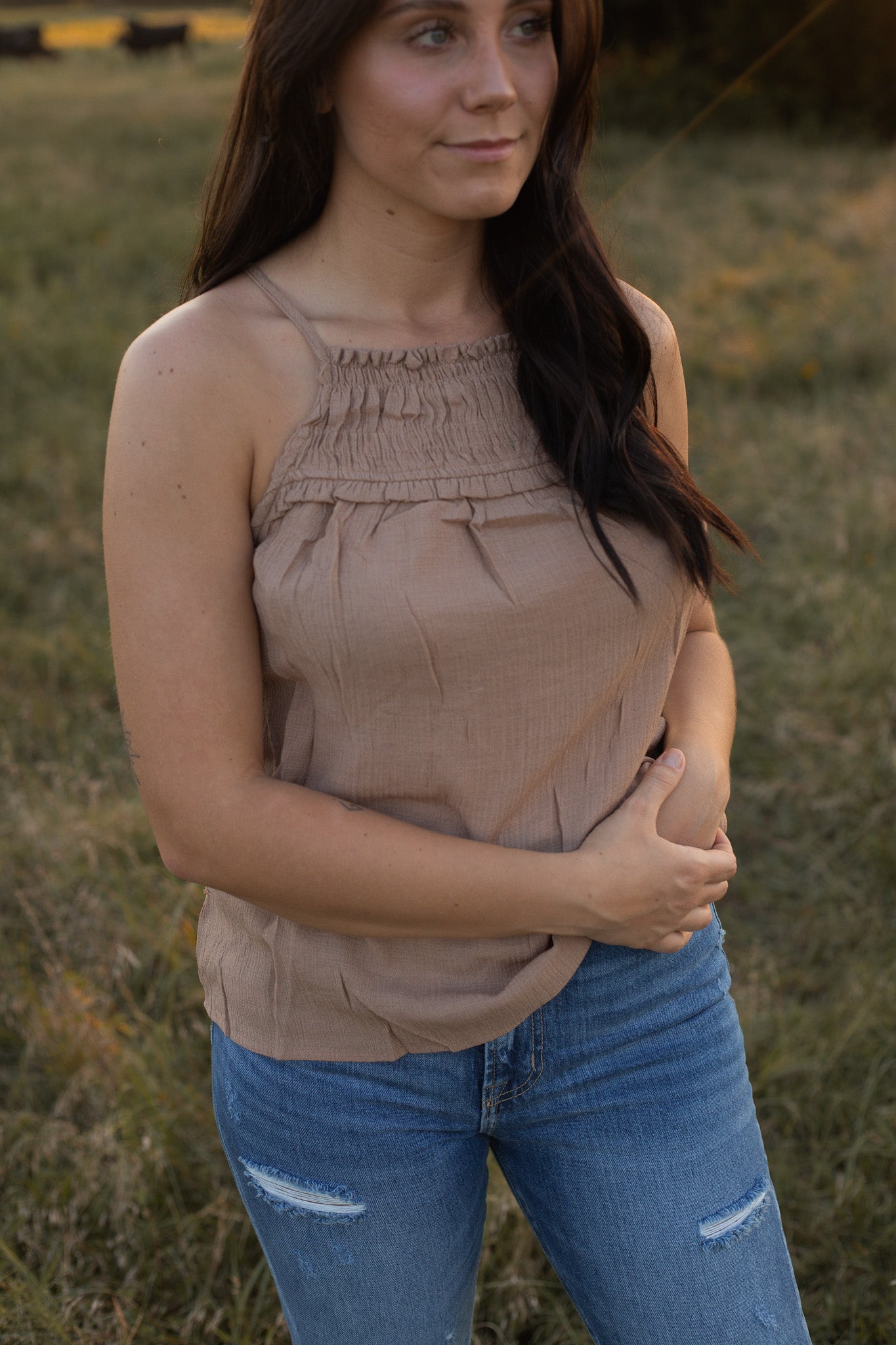 Mel Tank - Brown