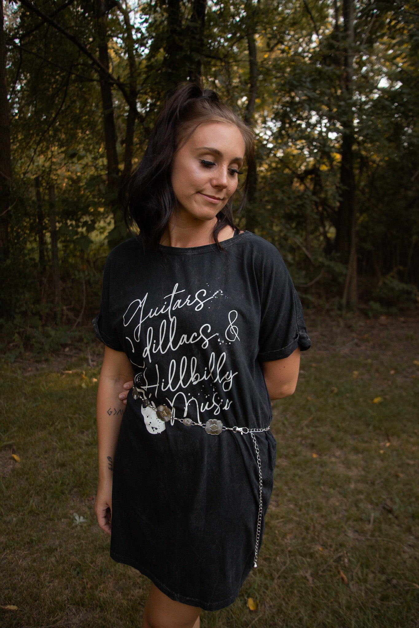 Guitars T-shirt Dress