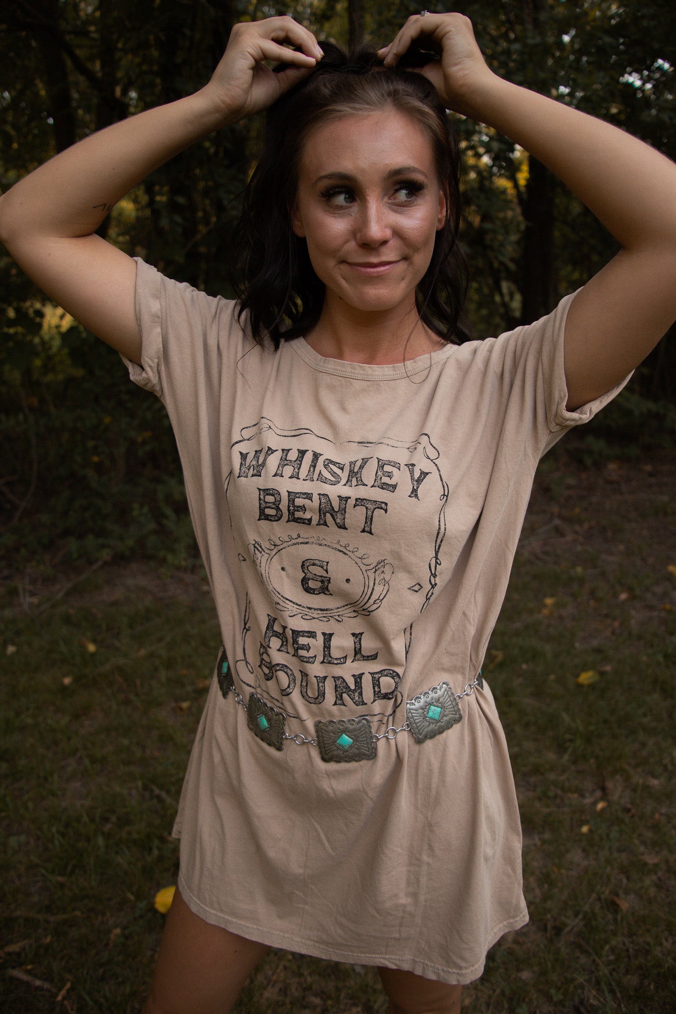 Whiskey Bent T-shirt Dress