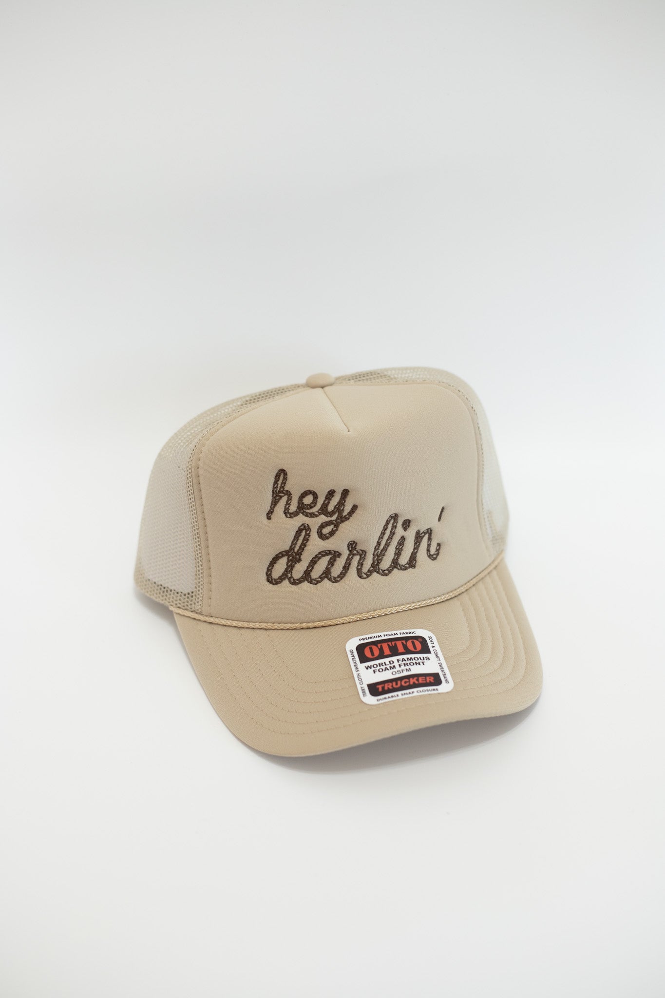 Hey Darlin' Trucker Hat - Brown/Tan