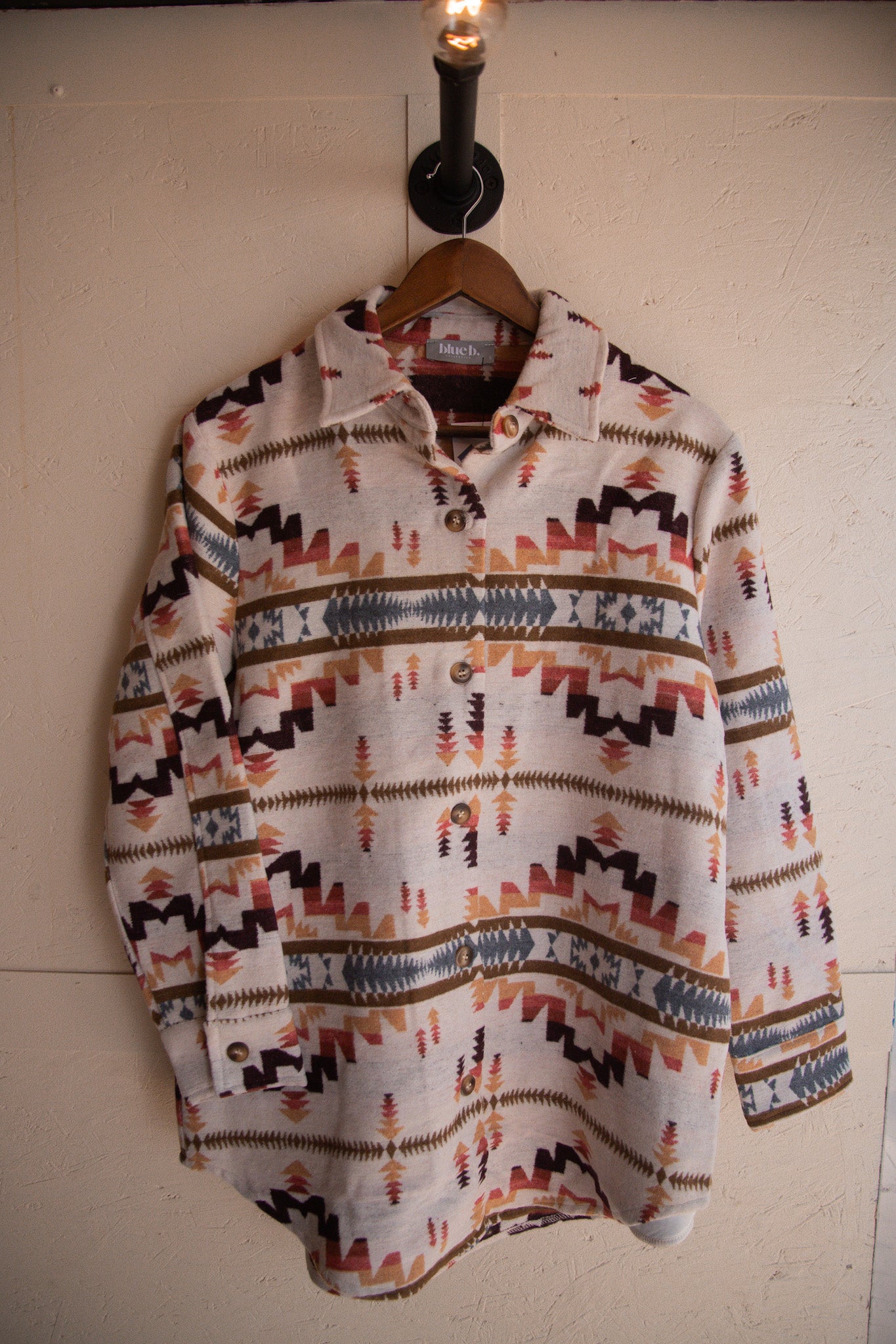 Aztec Jacket - Cream