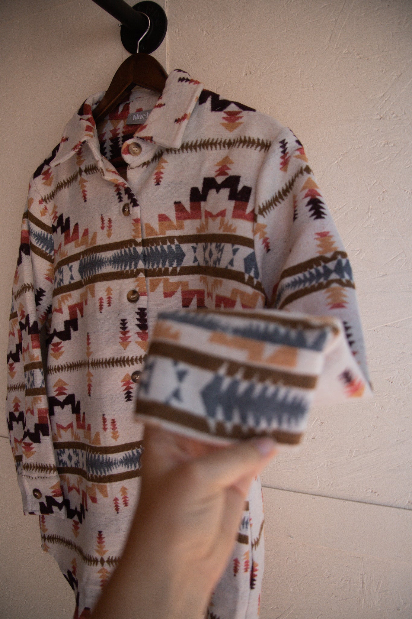 Aztec Jacket - Cream