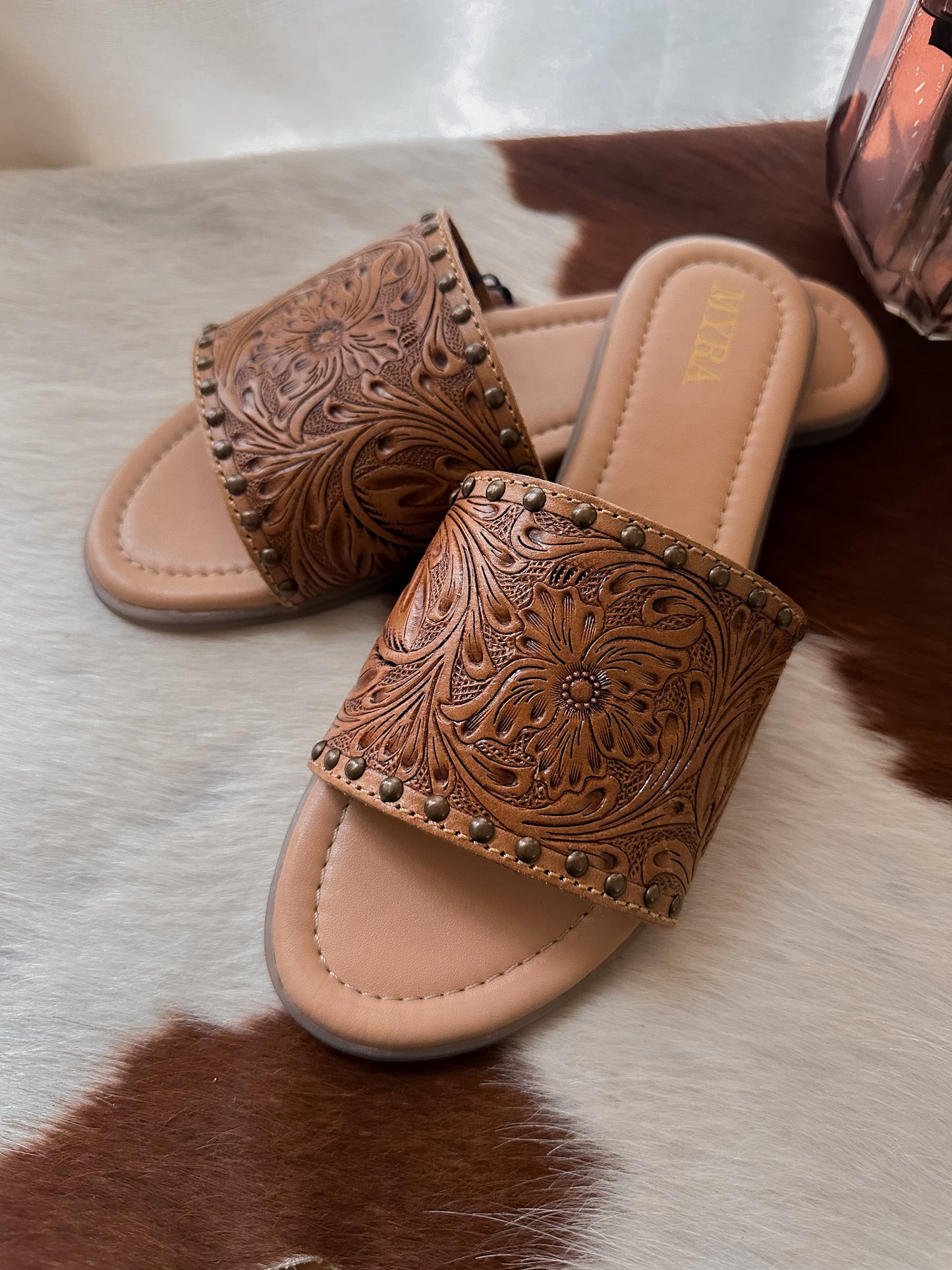 Ellie Tooled Sandals