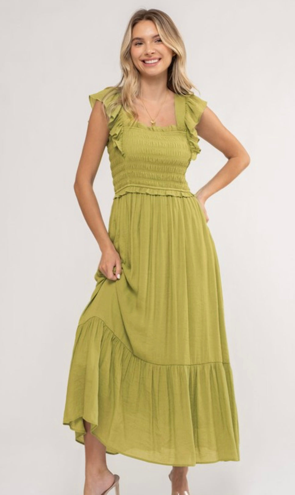Macie Dress - Kiwi