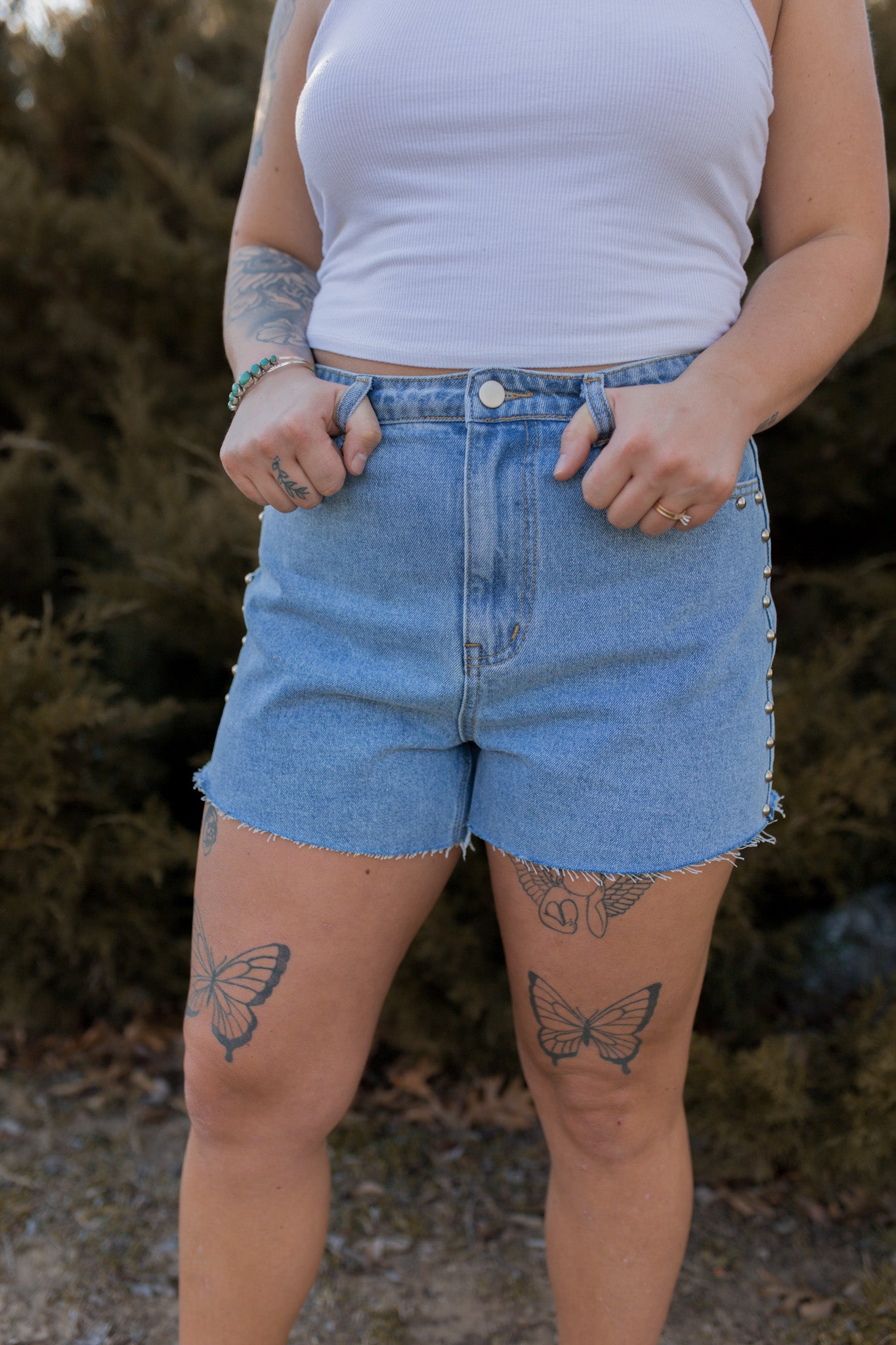 Jacie Studded Shorts