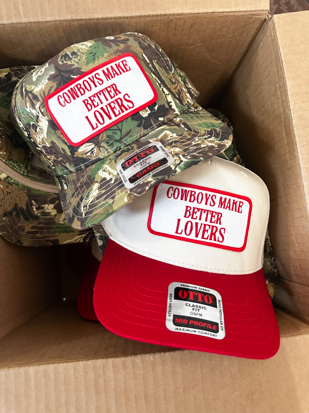Cowboys make better Lovers Trucker Hat