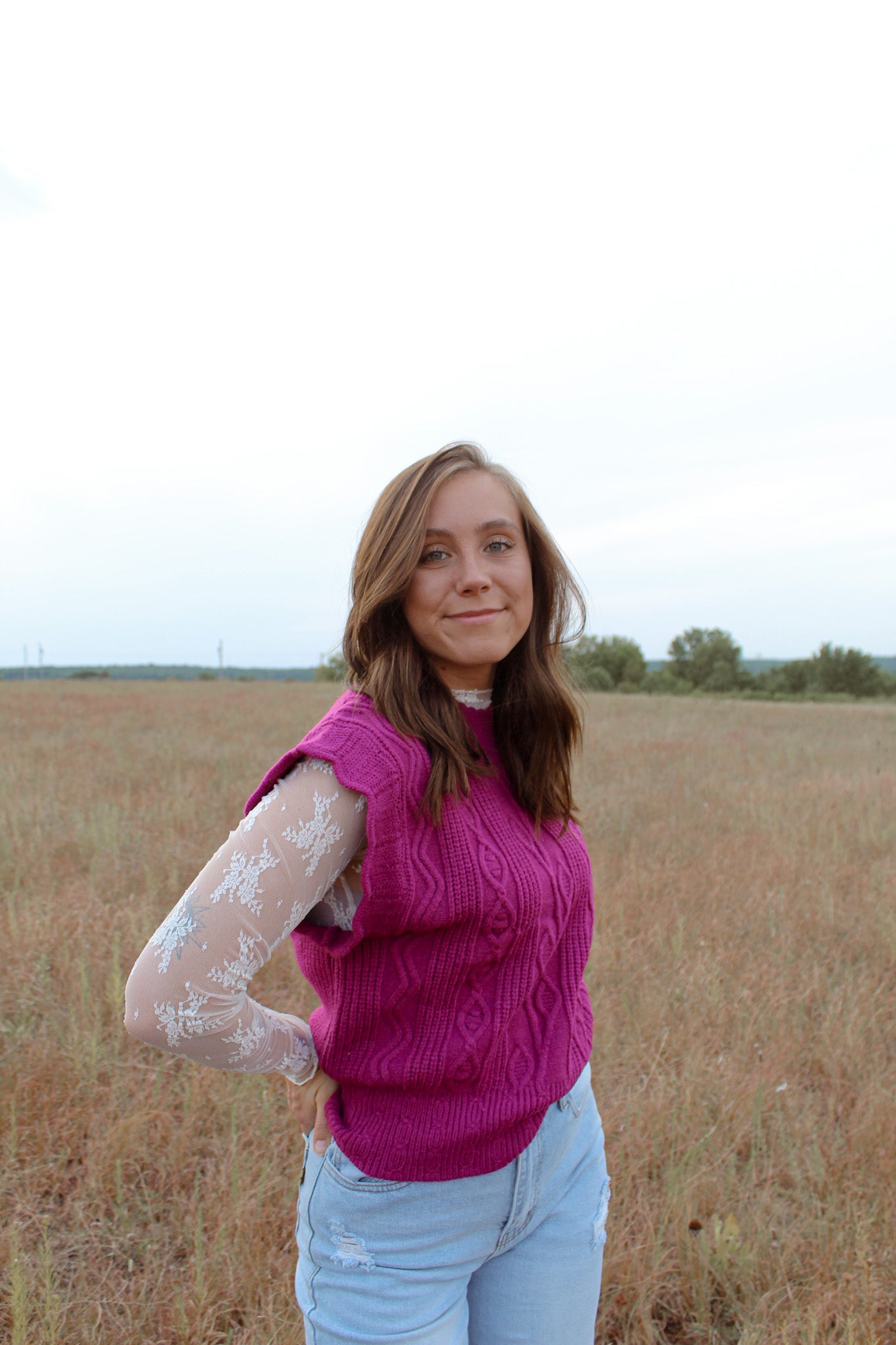 Jess Sweater - Purple