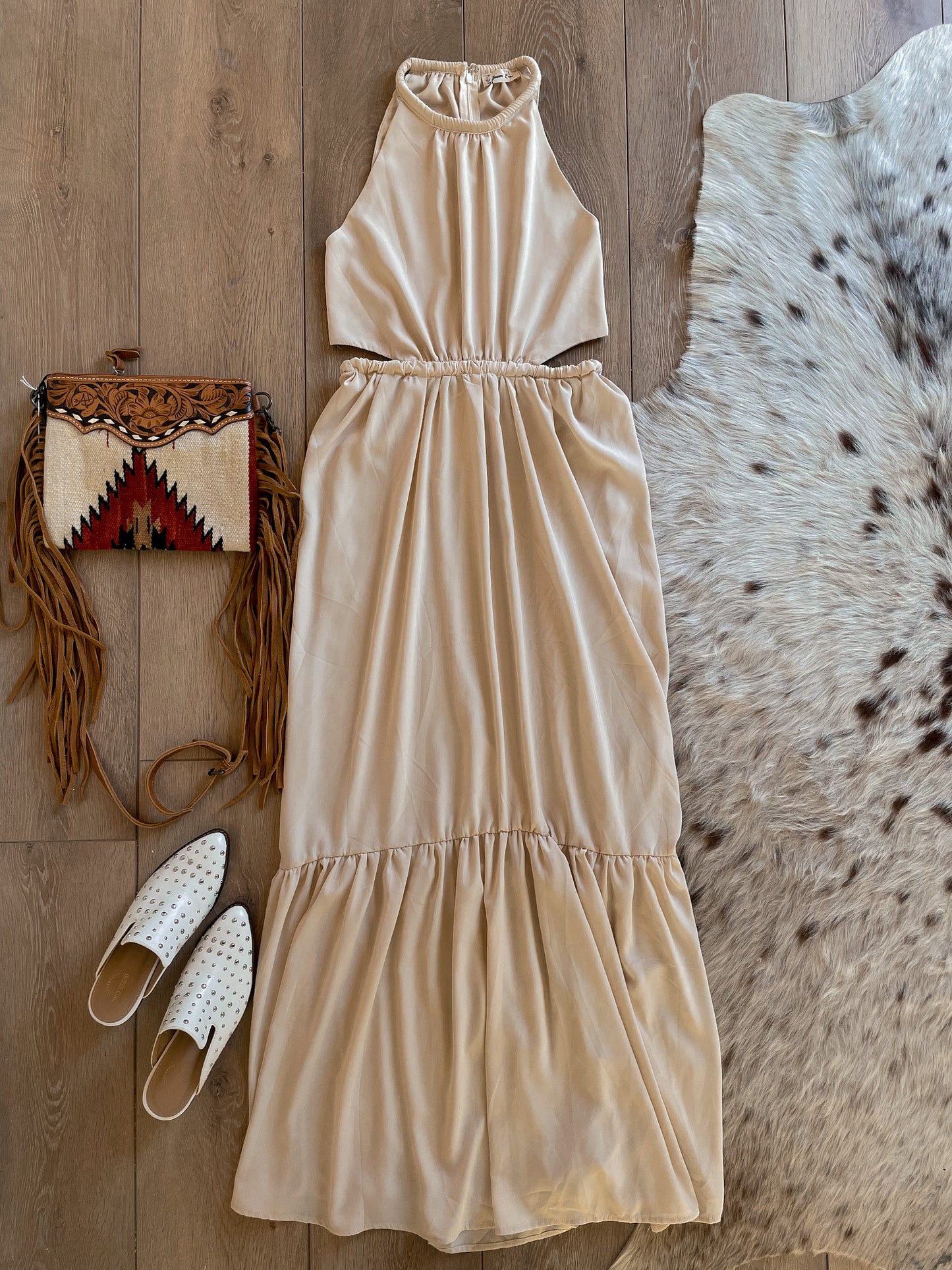 Amber Dress - Cream