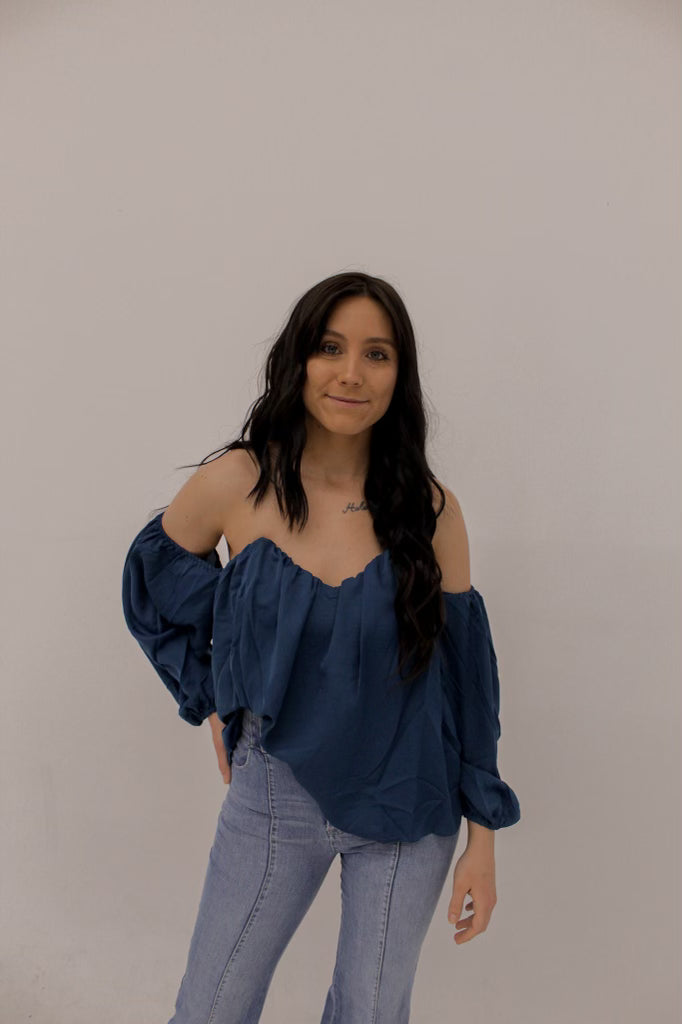 Tally Top - Blue