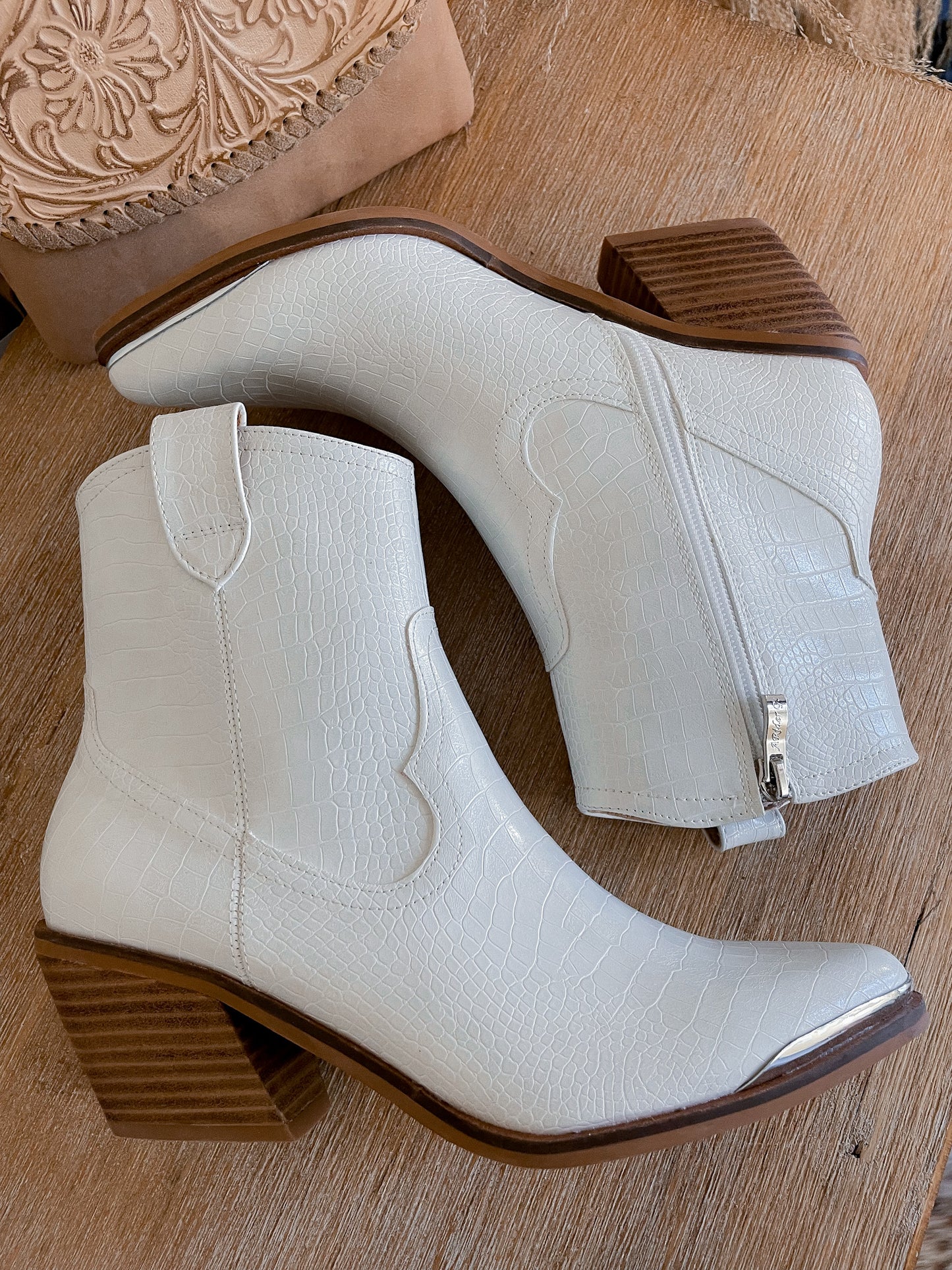 Levi Booties - White