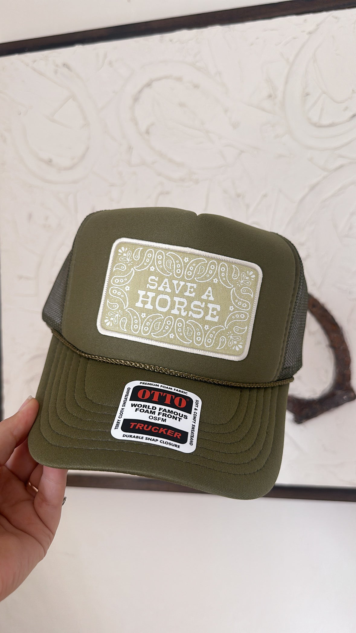 Save a Horse Patch Trucker Hat
