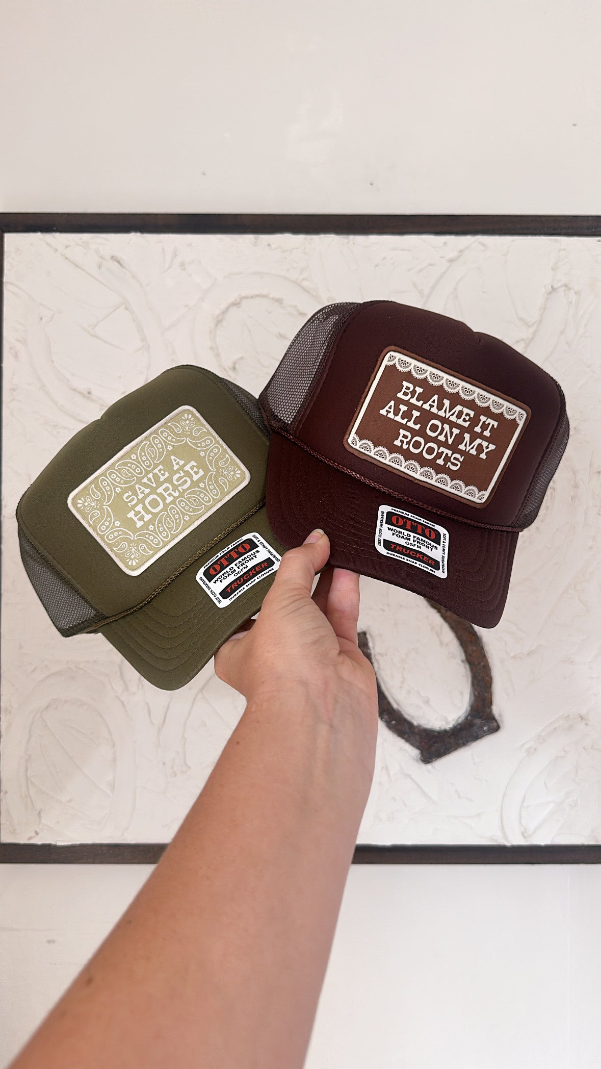 Blame It On My Roots Trucker Hat