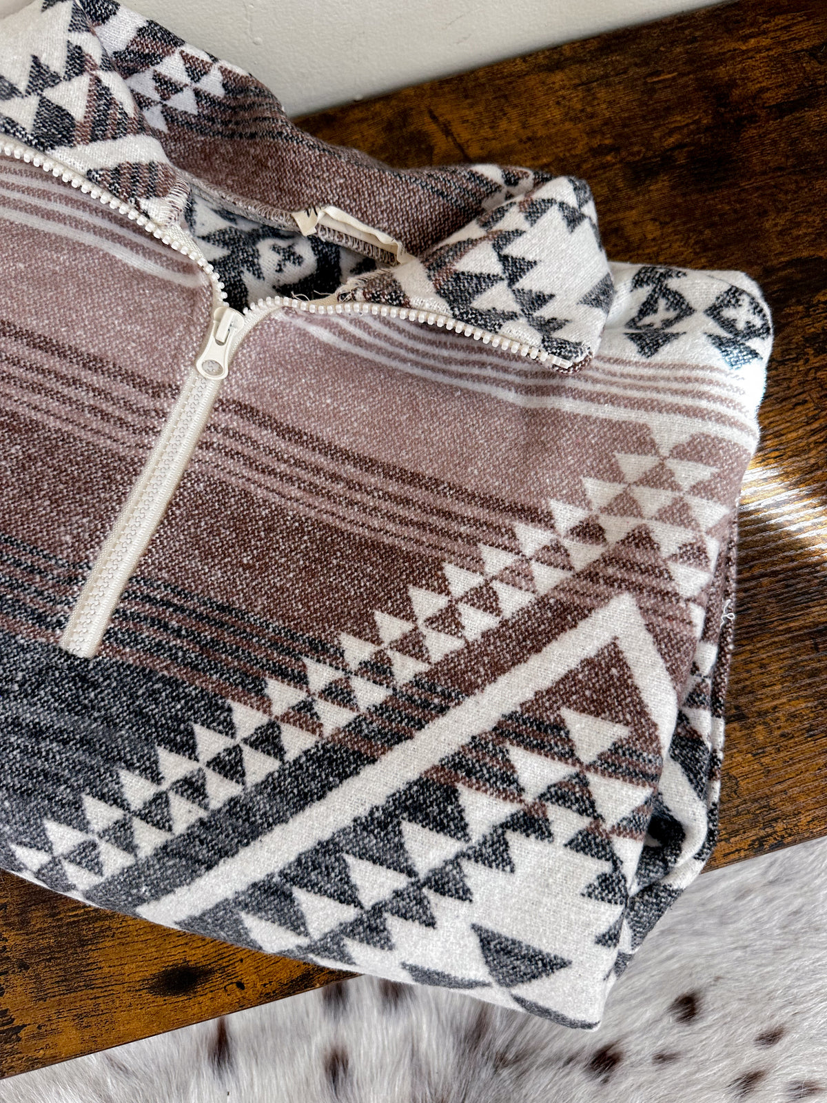 Silver Aztec Half Zip – Rusty Diamond Co.