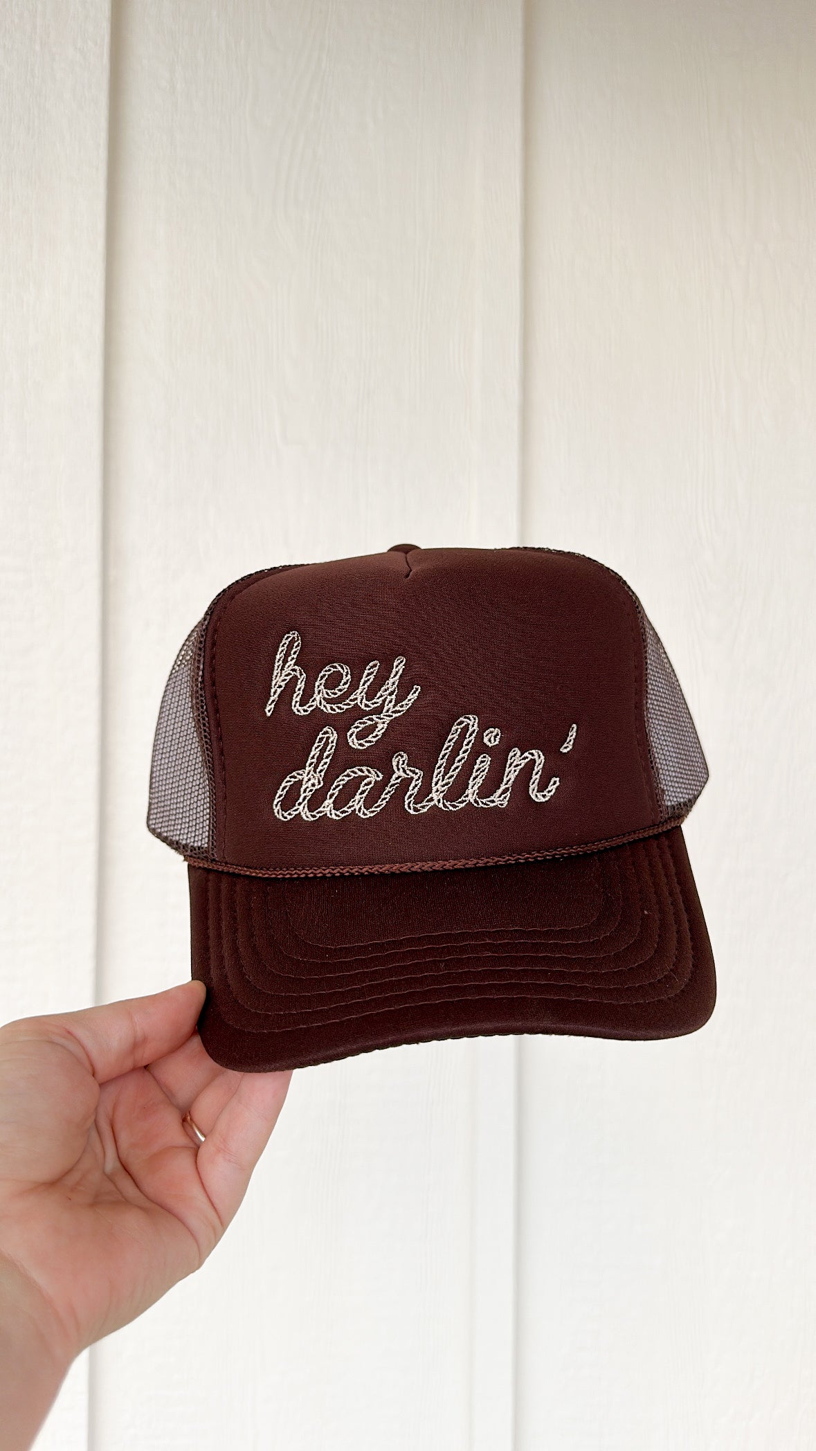 Hey Darlin’ Brown Rope Hat