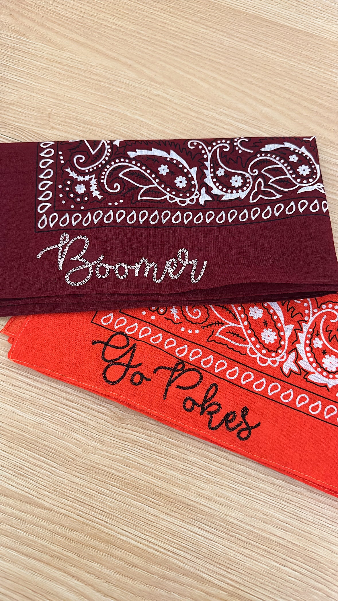 Oklahoma Game Day Bandanas