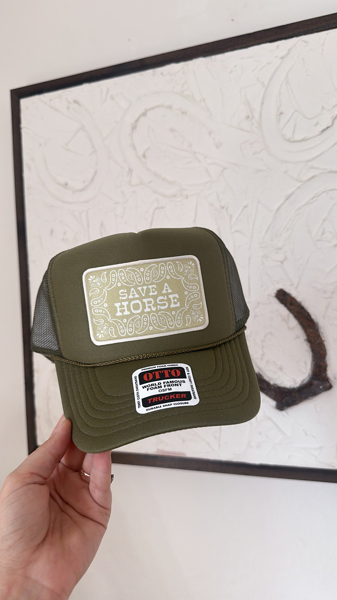 Save a Horse Patch Trucker Hat