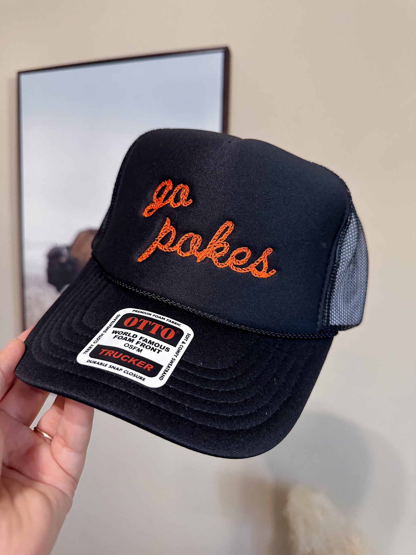 Go Pokes Trucker Hat - Made to Order (1 Week TAT)