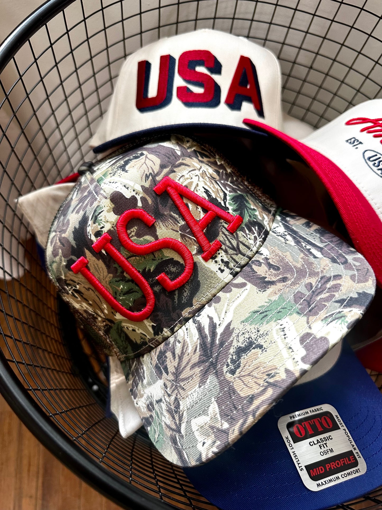 USA PUFF Camo Hat