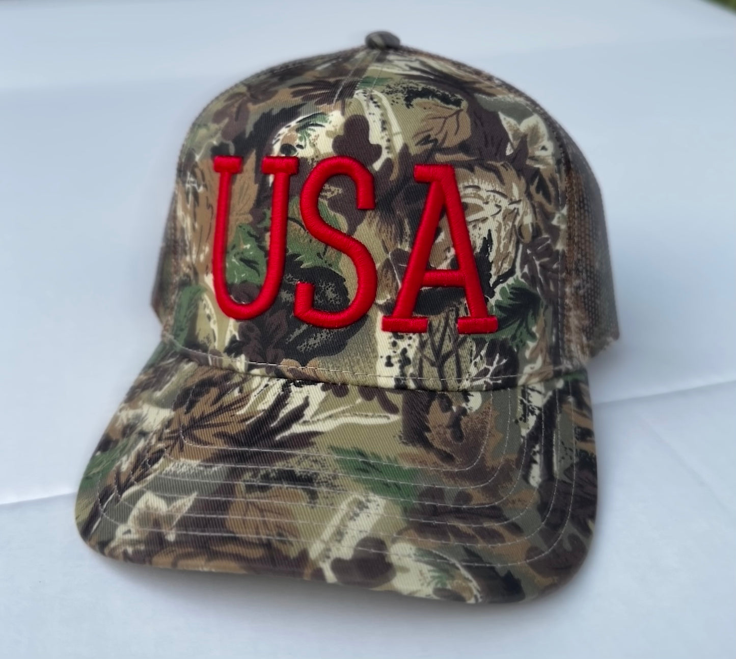 USA PUFF Camo Hat