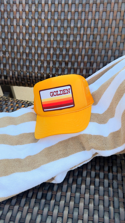 Golden Patch Trucker Hat