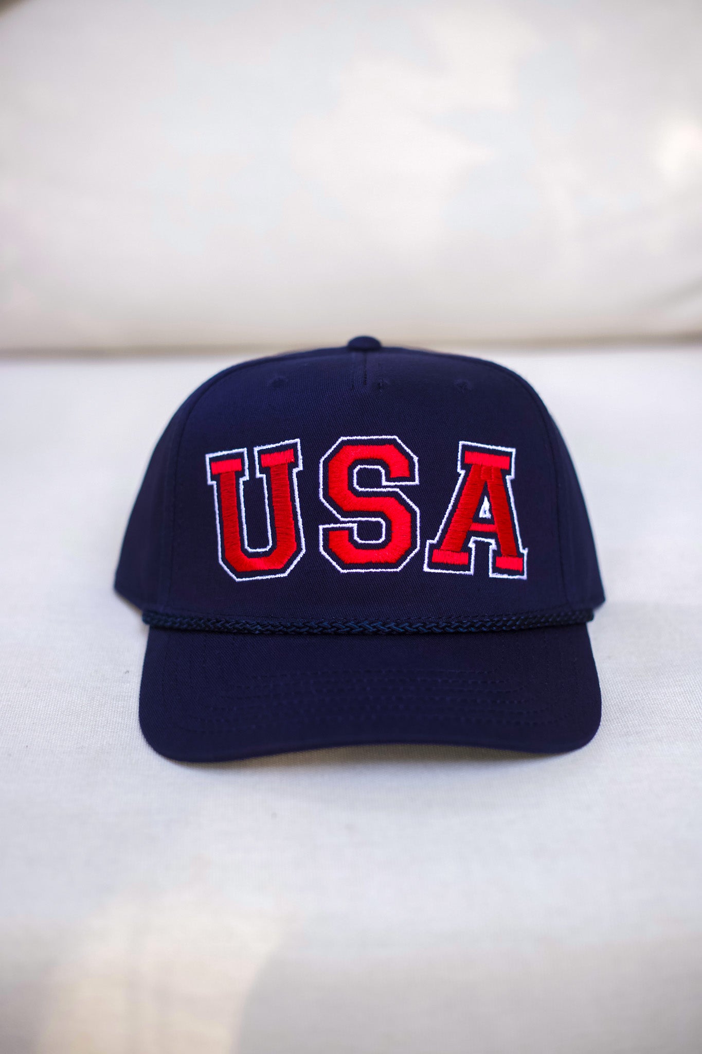 Navy USA Hat
