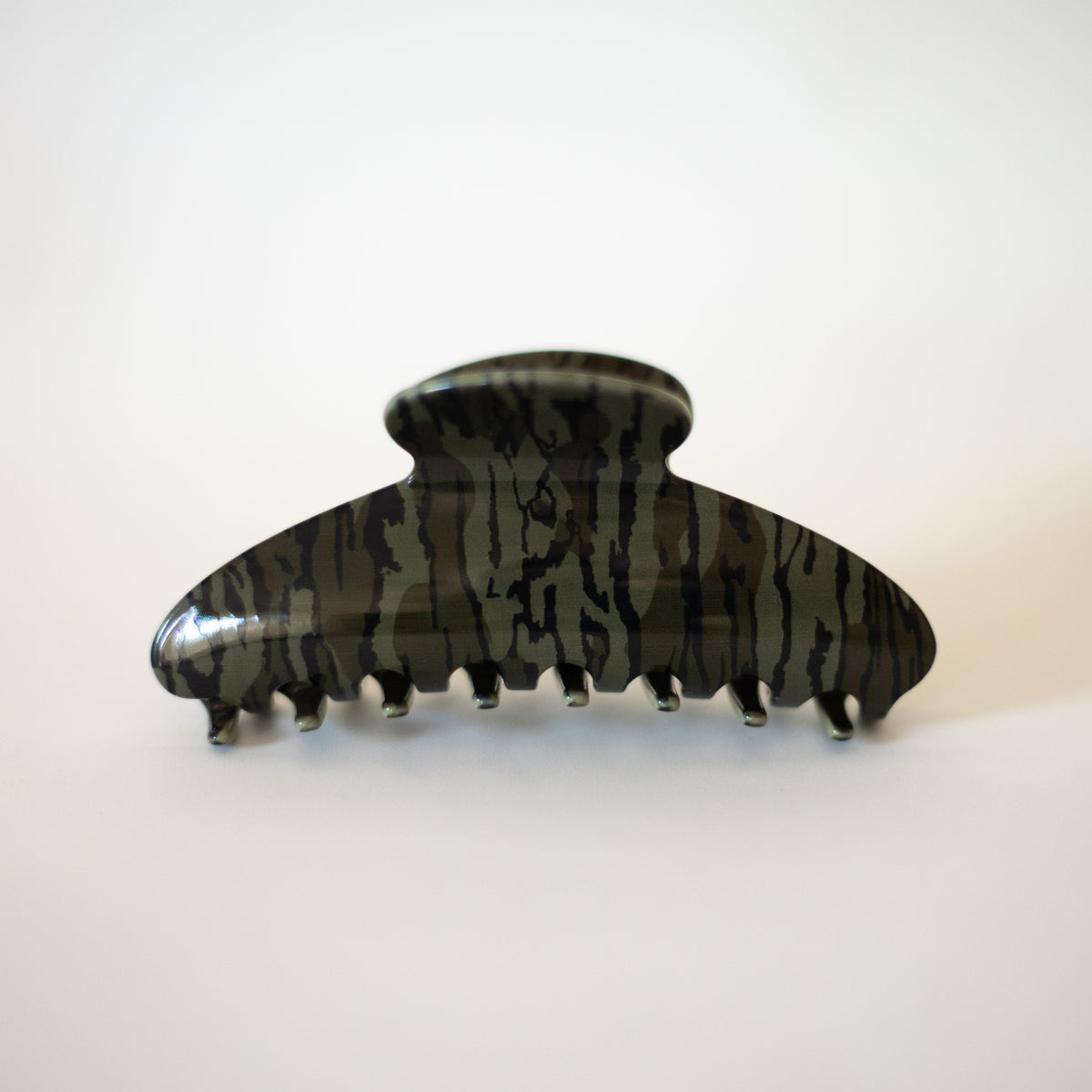Camo Claw Clip - Dark Green