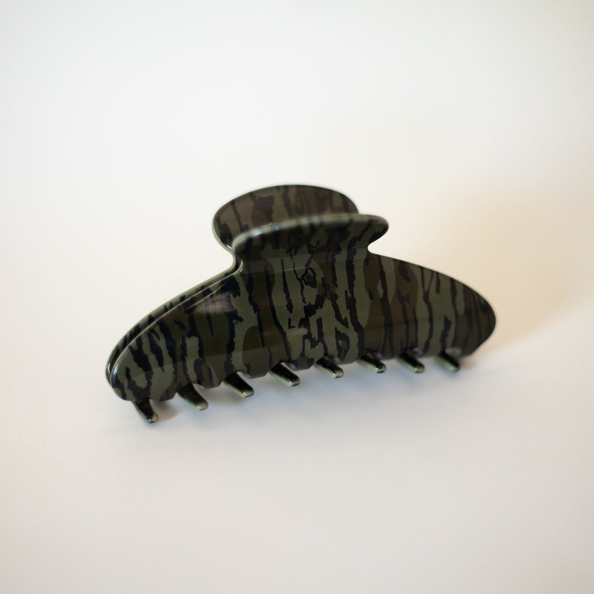 Camo Claw Clip - Dark Green