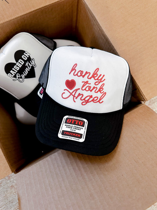 Honky Tonk Angel Trucker Hat