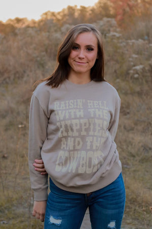 Hippies/Cowboys Sweatshirt