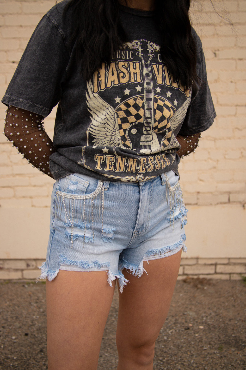 Rhinestone Shorts