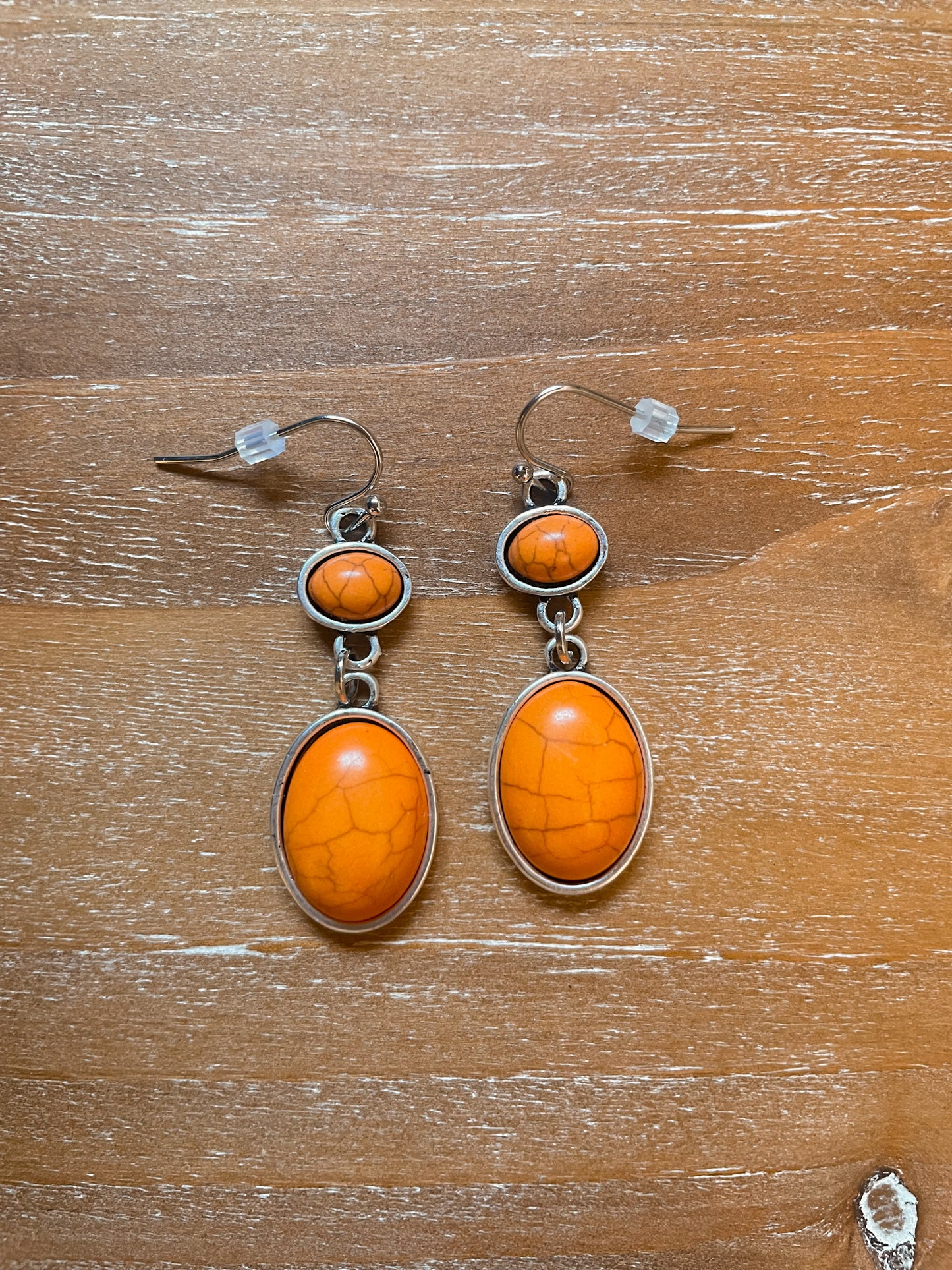Tally Orange Earrings