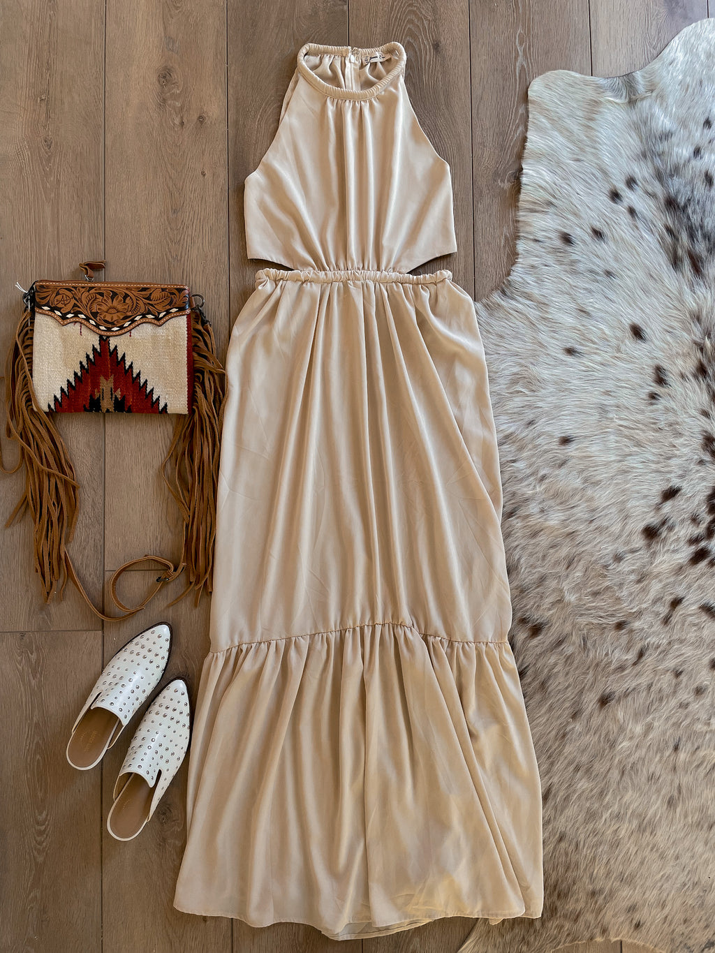 Amber Dress - Cream